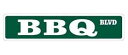 SignMission BBQ Street Sign Barbeque Lover Grill Sauce Grilling Indoor/Outdoor 18" Wide