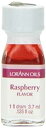 LorAnn ラズベリー スーパー ストレングス フレーバー、1 ドラムボトル (0.0125 液量オンス - 3.7 ml) - 12 パック LorAnn Raspberry Super Strength Flavor, 1 dram bottle (.0125 fl oz - 3.7ml) - 12 Pack