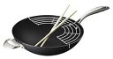 ScanPan PRO IQ ブラックキャストアルミニウム 12.5 インチ中華鍋 ScanPan PRO IQ Black Cast Aluminum 12.5 Inch Wok