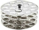 T TABAKH Tabakh 4-Rack Stainless Steel Idli Stand, Makes 72 Mini Idlys of 1