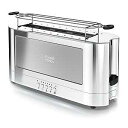 ラッセルホブス TRL9300GYR 2スライス ガラス アクセント ロング トースター シルバー & ステンレススチール Russell Hobbs TRL9300GYR 2-Slice Glass Accent Long Toaster, Silver & Stainless Steel(2)