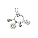 MOM & THREE DAUGHTERS Police Academy Graduation Keychain in Silver Stainless Ste...