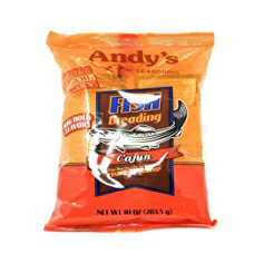 Andys ケイジャン フィッシュ ブレッド (3 個パック) Andys Cajun Fish Breading (Pack of 3)