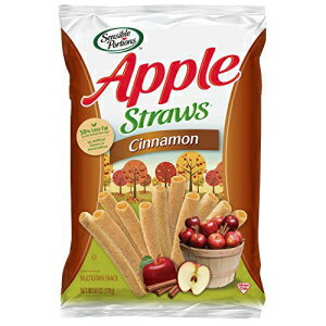 センシブル ポーションズ アップル ストロー、シナモン、6 オンス (12個入り) Sensible Portions Apple Straws, Cinnamon, 6 oz. (Pack of 12)