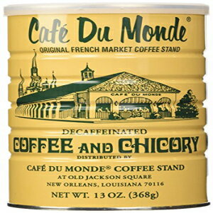 Cafe Du Mondeコーヒーとチコリのカフェイン抜き、13オンス Cafe Du Monde Coffee and Chicory Decaffeinated, 13 Ounce