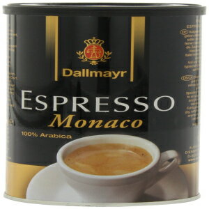 ダルマイヤーグルメコーヒー、エスプレッソモナコ（グラウンド）、7オンス缶（4パック） Dallmayr Gourmet Coffee, Espresso Monaco (Ground), 7-Ounce Tins (Pack of 4)