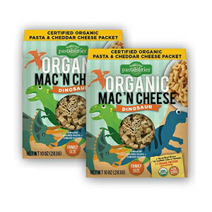 Pastabilities Organic Dinosaur Mac n Cheese 10オンス 2パック Pastabilities Organic Dinosaur Mac n Cheese 10 oz. 2-Pack 