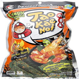 タオケノイ クリスピー海藻トムヤムクン、1.27オンス（6個パック） Tao Kae Noi Crispy Seaweed Tom Yum Goong, 1.27 oz (Pack of 6)