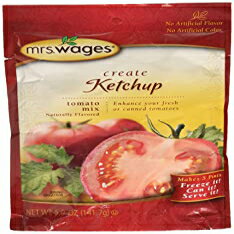 Mrs. Wages ケチャップミックス、5オンスパッケージ (6個パック) Mrs. Wages Ketchup Mix, 5-Ounce Packages (Pack of 6)