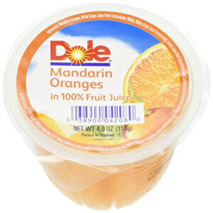 ライトシロップのドールマンダリンオレンジ、4オンスコンテナ（36パック） Dole Mandarin Oranges in Light Syrup, 4-Ounce Containers (Pack of 36)