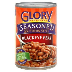 Glory Foods, 味付け済み、ブラックアイピーズ、15オンス缶（6個パック） Glory Foods, Seasoned, Blackeye Peas, 15oz Can (Pack of 6) 1