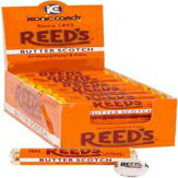 Reed's [X LfB[Ao^[XRb`A24  Reed's Rolls Candies, Butterscotch, 24 Count