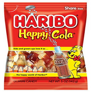 楽天Glomarketハリボー グミ キャンディー、ハッピーコーラ、5 オンス バッグ（12個入り） Haribo Gummi Candy, Happy Cola, 5 oz. Bag （Pack of 12）