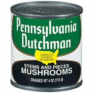 ペンシルバニア DU ダッチマン ステム アンド ピース缶、マッシュルーム、4 オンス PENNSYLVANIA DU Dutchman Stems and Pieces Can, Mushrooms, 4 oz