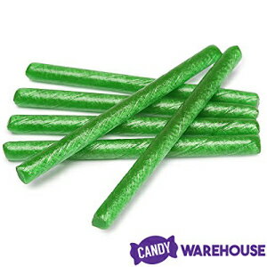 オールドファッションド ハード キャンディ スティック - サワー アップル: 80 個入りボックス Old Fashioned Hard Candy Sticks - Sour Apple: 80-Piece Box