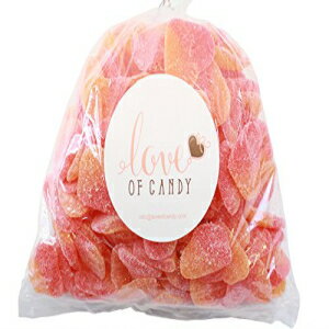 キャンディーの愛バルクキャンディー-ピーチハーツ-5ポンドバッグ Love of Candy Bulk Candy - Peach Hearts - 5lb Bag