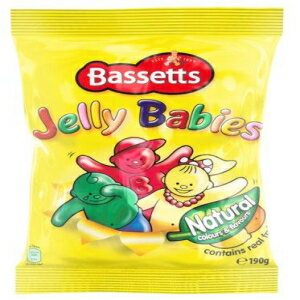 Bassett's [[xr[ 190g  x3 Bassetts Jelly Babies 190g Bag x3 by Bassett's