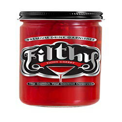 8オンスの不潔な赤いマラスキーノチェリージャー Filthy Food 8oz Filthy Red Maraschino Cherry Jar