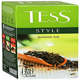 楽天GlomarketTESS STYLE 緑茶 25 ティーバッグ 【ロシア輸入】 50g TESS STYLE Green Tea 25 Tea Bags [Imported from Russia] 50g