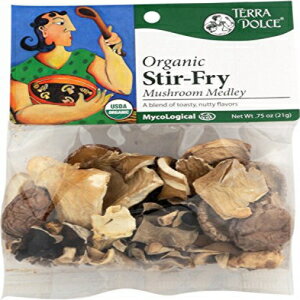 Terra Dolce オーガニック マッシュルーム炒め、0.75 オンス Terra Dolce Organic Stir-Fry Mushrooms, 0.75 Ounce