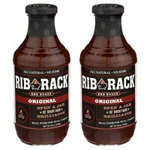 ubN I[i` BBQ \[XAIWi - 2  Rib Rack All Natural BBQ Sauce, Original - 2 Count