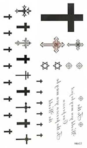 MapofBeauty クロス一時的なタトゥー防水ボディタトゥーステッカー (2 ピース/ロット) MapofBeauty Cross Temporary Tattoo Waterproof Body Tattoo Sticker (2 pcs/lot) MapofBeauty クロス一時的なタトゥー防水ボディタトゥーステッカー (2 ピース/ロット) MapofBeauty Cross Temporary Tattoo Waterproof Body Tattoo Sticker (2 pcs/lot)