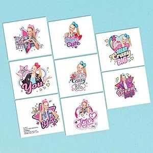 amscan 一時的なタトゥー ジョジョシワコレクション 誕生日 amscan Temporary Tattoos JoJo Siwa Collection Birthday amscan 一時的なタトゥー ジョジョシワコレクション 誕生日 amscan Temporary Tattoos JoJo Siwa Collection Birthday