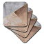 3dRose Image Of Abstract Trendy Geometrical Copper Marble Triangle Shapes Set Of 4 Ceramic Tile ..