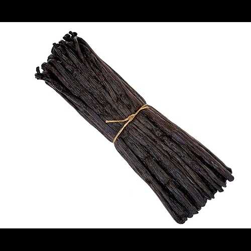FITNCLEAN HERBS AND SPICES 25 Organic Madagascar Vanilla Beans Grade A for Extract, Cooking and Baking by FITNCLEAN VANILLA Certified USDA Organic. Bourbon Fresh Gourmet NON-GMO Whole Pods