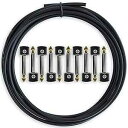 Crosby Solderless Pedalboard Cable Kit - No Cable Stripping Required, 10 Feet of...