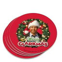 クリスマスバケーション メリークラークマス ノベルティコースターセット GRAPHICS & MORE Christmas Vacation Merry Clarkmas Novelty Coaster Set