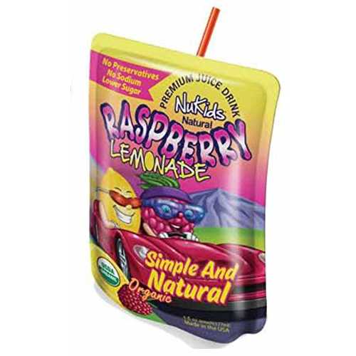 NuKids ラズベリー レモネード オーガニック ジュース ドリンク 24 パック NuKids Natural Juice Drinks NuKids Raspberry-Lemonade Organic Juice Drink 24 Pack