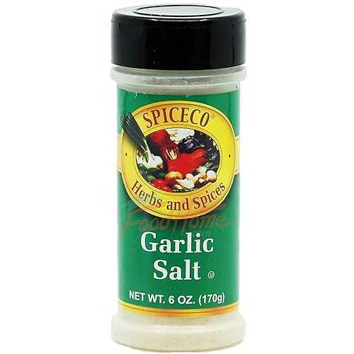 SpiceCo garlic salt 6-ounce plastic shaker (pack of 1)