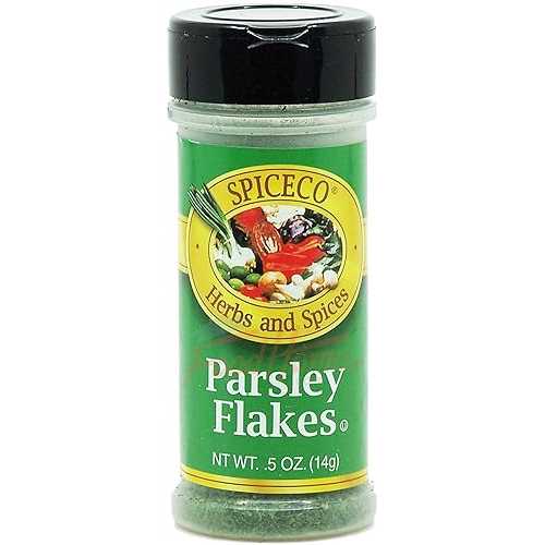 SpiceCo パセリフレーク 0.5 オンスのプラスチックシェーカー (1 個パック) SpiceCo parsley flakes .5-ounce plastic shaker (pack of 1)