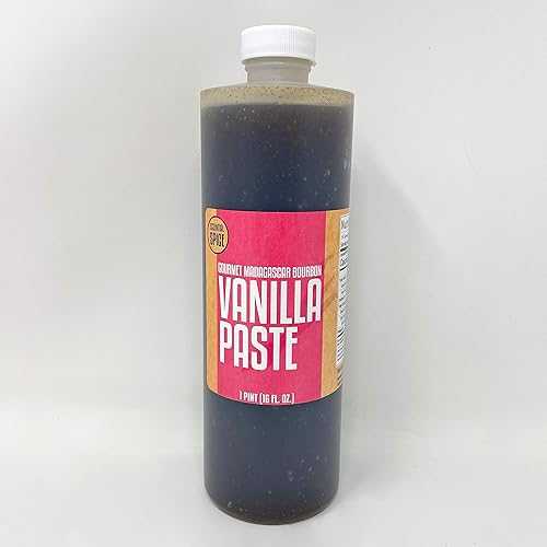 Essential Spice Gourmet Vanilla Paste, 16 Oz - Rich & Aromatic Bean Paste for Baking, Desserts, and Beverages Intense Flavor with Real Specks Perfect for Cakes, Cookies, Ice Cream & More