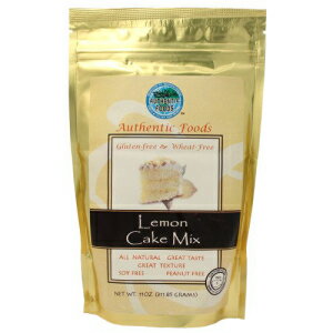 本物の食品レモンケーキミックス Authentic Foods Lemon Cake Mix