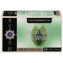 STASH TEA TEA、FUSION GREEN＆WHITE、18バッグ STASH TEA TEA,FUSION GREEN & WHITE, 18 BAG