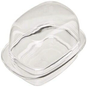 Danesco Clear Acrylic Covered Butter Server Dish