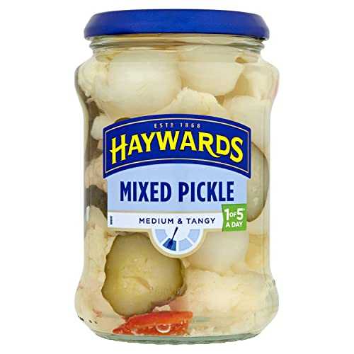 ヘイワーズ ミディアム&ピリッとしたミックスピクルス 400g Hayward's Haywards Medium & Tangy Mixed Pickle 400g