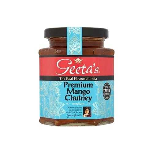 Geeta's Premium Mango Chutney Medium, 320 g Geeta's Premium Mango Chutney Medium, 320 g