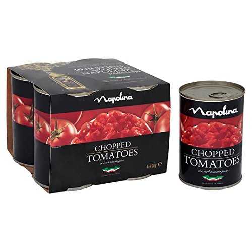 Napolina Chopped Tomatoes 4 X 400G Napolina Chopped Tomatoes 4 X 400G