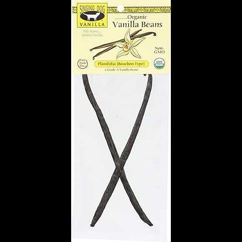 SINGING DOG VANILLA Bourbon Vanilla Beans 2 Pack, 2 CT SINGING DOG VANILLA Bourbon Vanilla Beans 2 Pack, 2 CT