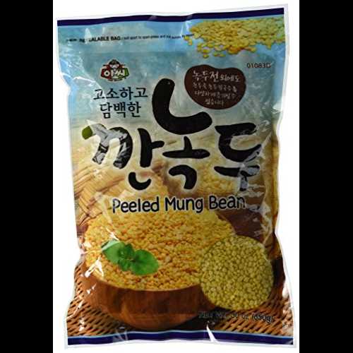 assi 皮をむいた緑豆、30 オンス assi Peeled Mung Bean, 30 Ounce