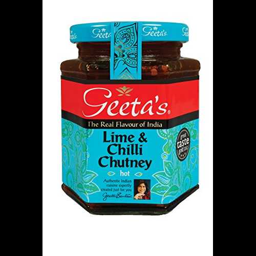 ジータズ ライム & チリ チャツネ (310g) - 2 個パック Geeta's Lime & Chilli Chutney (310g) - Pack of 2 ジータズ ライム & チリ チャツネ (310g) - 2 個パック Geeta's Lime & Chilli Chutney (310g) - Pack of 2