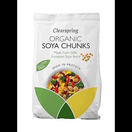 CLEARSPRING Organic Soya Chunks, 200 GR