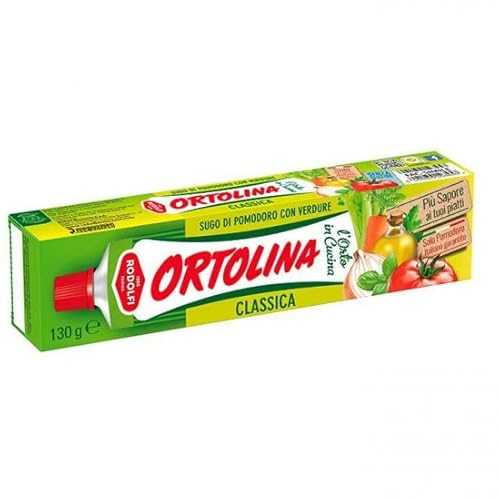Ortolina, italian tomato souce with vegetables. 10 tubes 4.6 oz (130 g...