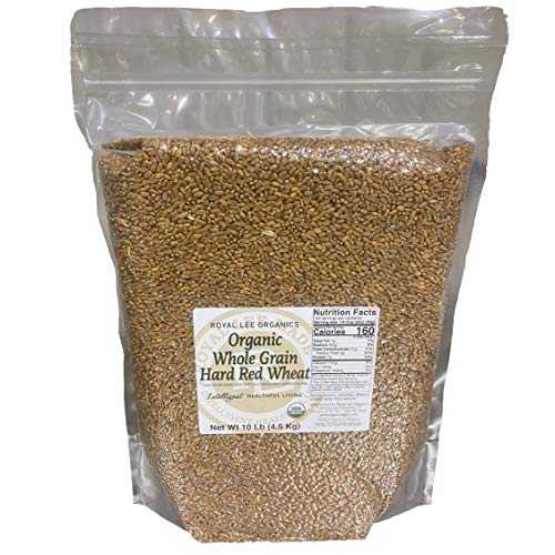 Royal Lee Organics オーガニック ハード レッド ウィート ベリー 10 ポンド バッグ Royal Lee Organics by Standard Process Royal Lee Organics Organic Hard Red Wheat Berries 10 lb bag