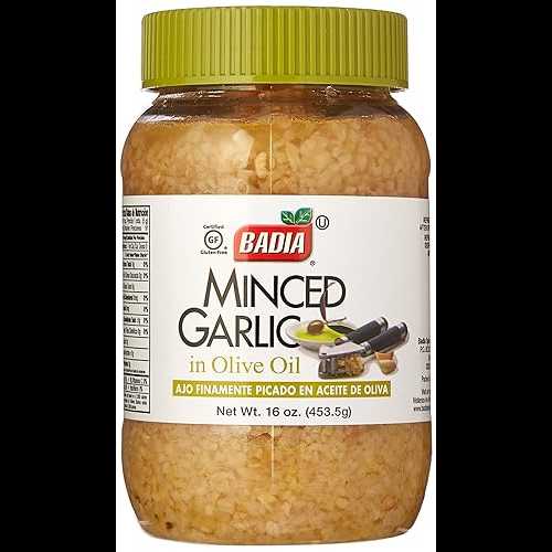 Badia Minced Garlic in Olive Oil 16 oz Pack of 3