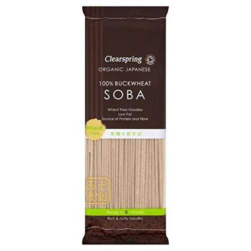 Clearspring Wheat Free Organic 100% Buckwheat Noodles - 200g (0.44lbs)