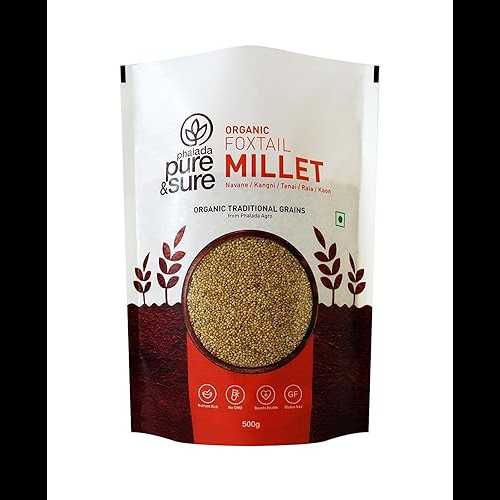 Pure & Sure 有機アワ 500g Pure & Sure Organic Foxtail Millet, 500g